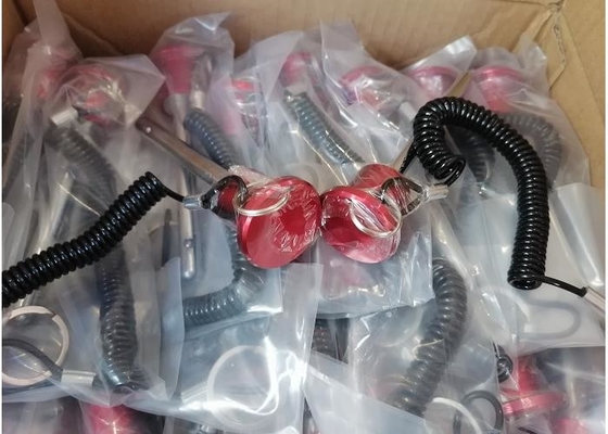 Пластиковый Pin селектора веса частей оборудования спортзала крышек с эластичной веревочкой весны